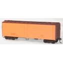 40′ Steel Reefer w/Hinged Door - Kit (Plastic) -- Data Only (orange), HO, Accurail Inc 8394