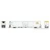 Greenbrier 72′ IL 7780 Mechanical Reefer 3-Pack - Ready to Run -- Ontario Northland (white, yellow, blue), HO, Rapido Trains I