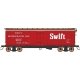 Fruit Growers Express Wood Refrigerator Car - Ready to Run -- Swift (red, white, Boxcar Red), HO, Intermountain Railway Company 