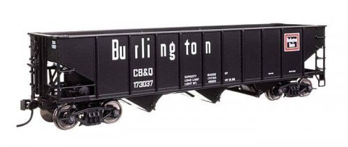 70-Ton AAR 3-Bay Open Hopper - Ready to Run -- Chicago, Burlington & Quincy 173037, HO, WalthersMainline 56742