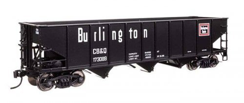 70-Ton AAR 3-Bay Open Hopper - Ready to Run -- Chicago, Burlington & Quincy 173089, HO, WalthersMainline 56743