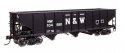 70-Ton AAR 3-Bay Open Hopper - Ready to Run -- Norfolk & Western 104550, HO, WalthersMainline 56751