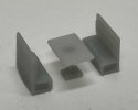 4′ Booth and Table Set -- Unpainted 3D Print - 4 Booths and 2 Tables, N, Phoenix Precision Models 30641