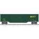 50′ Double-Door Boxcar - Ready to Run -- Missouri-Kansas-Texas 2269 (green, yellow), N, Trainman 50007326