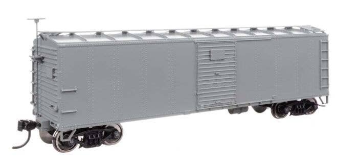 40′ Steel Boxcar with Murphy Ends - Ready to Run -- Undecorated, HO, WalthersMainline 41050