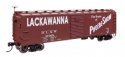 40′ Steel Boxcar with Murphy Ends - Ready to Run -- Delaware, Lackawanna & Western 47707, HO, WalthersMainline 41051