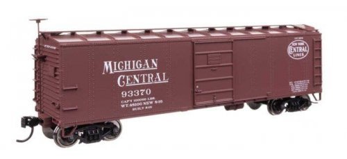 40′ Steel Boxcar with Murphy Ends - Ready to Run -- New York Central/Michigan Central 93370, HO, WalthersMainline 41057