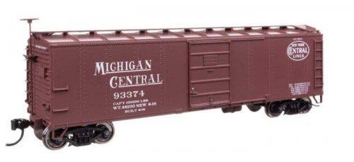 40′ Steel Boxcar with Murphy Ends - Ready to Run -- New York Central/Michigan Central 93374, HO, WalthersMainline 41058