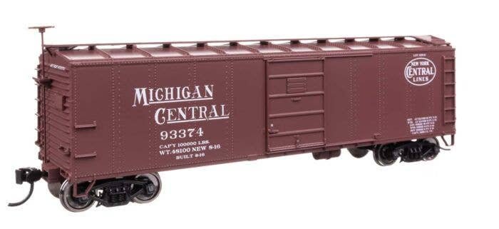 40′ Steel Boxcar with Murphy Ends - Ready to Run -- New York Central/Michigan Central 93374, HO, WalthersMainline 41058
