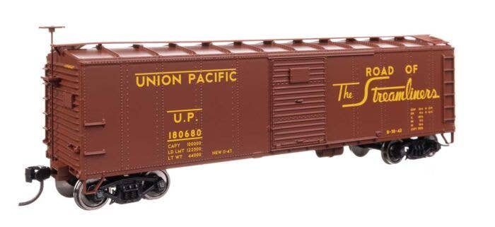 40′ Steel Boxcar with Murphy Ends - Ready to Run -- Union Pacific(TM) 180680, HO, WalthersMainline 41072