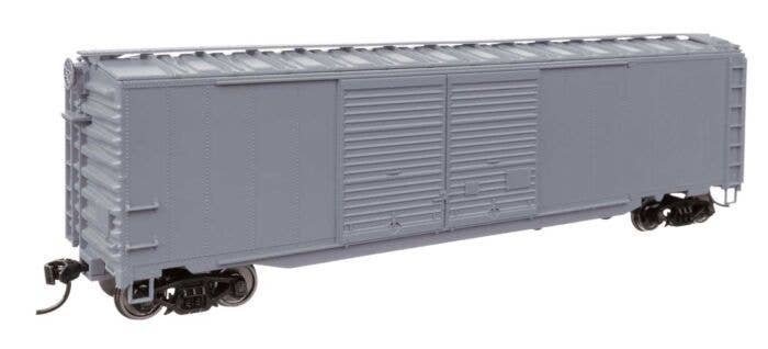 50′ AAR Improved Double-Door Boxcar - Ready to Run -- Undecorated, HO, WalthersMainline 46600