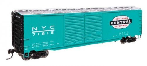 50′ AAR Improved Double-Door Boxcar - Ready to Run -- New York Central 71818, HO, WalthersMainline 46610