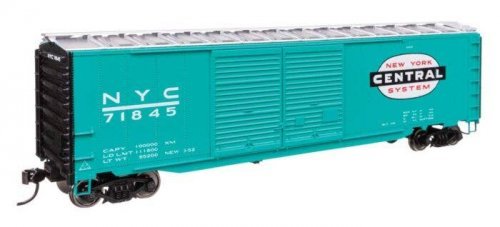 50′ AAR Improved Double-Door Boxcar - Ready to Run -- New York Central 71845, HO, WalthersMainline 46612
