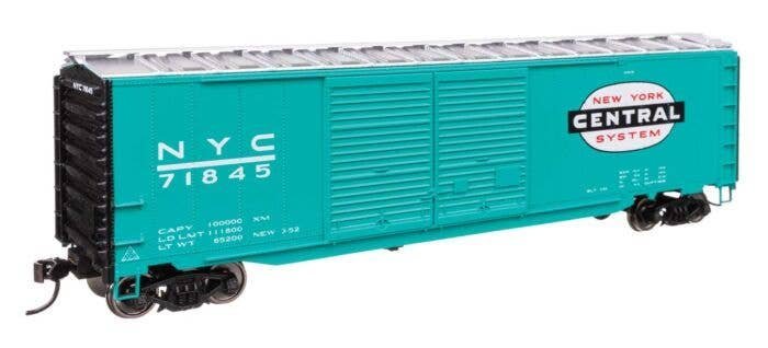 50′ AAR Improved Double-Door Boxcar - Ready to Run -- New York Central 71845, HO, WalthersMainline 46612