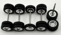 Tractor/Trailer Wheel Set -- 1.5mm, HO, HO Logistics Replicas 18855