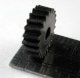 Reverse Worm Gear -- Delrin - 0.4mod x 21 Teeth x 9.2mm OD x 0.118′ Face x 2.45mm Bore, HO, Northwest Short Line 10446