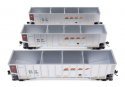 50′ Bethgon Coalporter Gondola 3-Pack - Ready to Run -- BNSF 670566, 670614, 670655, HO, WalthersMainline 55909