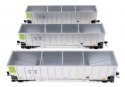 50′ Bethgon Coalporter Gondola 3-Pack - Ready to Run -- CPOX 3305, 3315, 3342, HO, WalthersMainline 55914