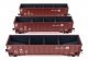 50′ Bethgon Coalporter Gondola 3-Pack - Ready to Run -- Conrail 505591, 505745, 506069, HO, WalthersMainline 55916