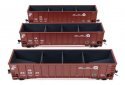 50′ Bethgon Coalporter Gondola 3-Pack - Ready to Run -- Conrail 505591, 505745, 506069, HO, WalthersMainline 55916