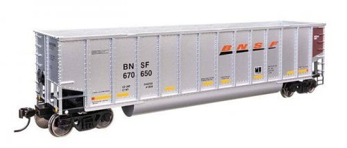 50′ Bethgon Coalporter Gondola - Ready to Run -- BNSF 670650, HO, WalthersMainline 57201