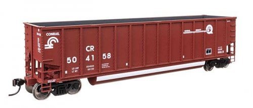 50′ Bethgon Coalporter Gondola - Ready to Run -- Conrail 504158, HO, WalthersMainline 57209