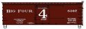 36′ Double-Sheathed Wood Boxcar, Steel Roof, Wood Ends, Straight Underf. Kit -- Big Four CCC&StL 83, HO, Accurail Inc 81891