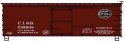 36′ Double-Sheathed Wood Boxcar, Steel Roof, Wood Ends, Straight Underf. Kit -- Chicago, Indiana & , HO, Accurail Inc 81893
