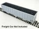 Real Coal Load 2-Pack -- Fits Walthers Gold Line 50′ 100-Ton 3-Bay Hopper, HO, Bowser Manufacturing Co. 31536