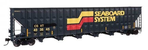 73′ Greenville 7,000 Cubic Foot Wood Chip Hopper - Ready to Run -- CSX Transportation 433545 (P, HO, WalthersMainline 56374