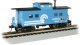 Northeast-Style Steel Cupola Caboose - Ready to Run - Silver Series(R) -- Conrail 18619 (blu, HO, Bachmann Industries 16822