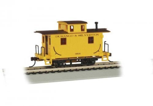 Wood 4-Wheel Bobber Caboose - Ready to Run - Silver Series(R) -- Durango & Silverton 0505 (y, HO, Bachmann Industries 18403