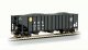 Bethlehem Steel 3-Bay 100-Ton Open Hopper - Ready to Run - Silver Series(R) -- Pennsylvania , HO, Bachmann Industries 18713