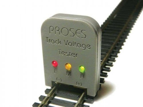 Track Voltage Tester -- For HO, N & On30 Scales, All Scales, Bachmann Industries 39012