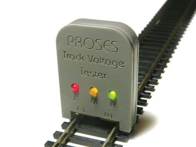 Track Voltage Tester -- For HO, N & On30 Scales, All Scales, Bachmann Industries 39012