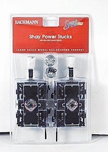 Spectrum(R) Diecast Power Trucks w/Ball-Bearings -- For Shay Locomotive, Trucks Only 1 Pair, G, Bachmann Industries 88999
