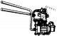 Steam Loco Air Compressor (Brass Casting) -- Cross Compound Standard Strainer w/Pipes, HO, Cal Scale 347
