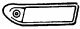 Diesel Numberboards (Brass Castings pkg(2) -- Early EMC/EMD F Unit w/Marker Light, HO, Cal Scale 416