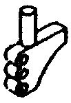 Steam Loco Piping Brackets (Brass Castings - Cored for .020′ Wire) -- Three-Hole Style pkg(6), HO, Cal Scale 481