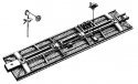 40′ Car Floors & Frames pkg(3), HO, Central Valley 1000