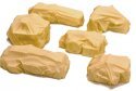 Cast Resin Freight Car Load -- Wrapped Machinery - 6 Assorted Pieces, HO, Chooch Enterprises 7220