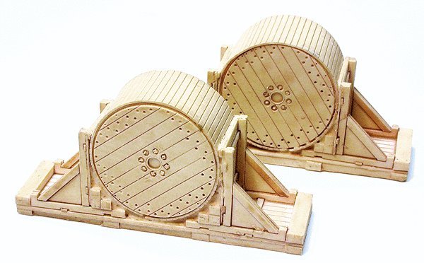 Heavy Cable Spool Load, HO, Chooch Enterprises 7246