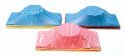 Cast Resin Freight Car Load -- Intermodal 20′ Covered Coils 3-Pack, HO, Chooch Enterprises 7252