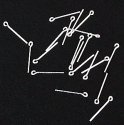 Eye Bolts 3-1/2 Scale Inch Diameter -- Long Shank pkg(10), HO, Detail Associates 2222