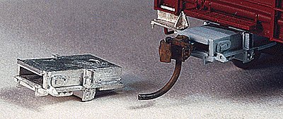 Cushion Coupler Pocket `20 Inch` Cushion -- For 50` & 60` Freight Cars, HO, Details West 1023