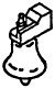 Bells pkg(2) -- End of Fuel Tank Mount, HO, Details West 238
