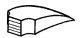 Garland Roof Vents pkg(8), HO, Custom Finishing 146