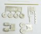Truck w/Single Rear Axle Running Gear - Kit -- Single Rear Axle, HO, Custom Finishing 5003