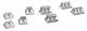 Bridge Shoes -- Assorted pkg(16), HO, Micro Engineering 80035