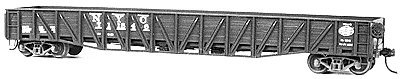 War Emergency Composite Mill Gondola (Plastic Kit) -- Undecorated Single Car, HO, Tichy Train Group 4041